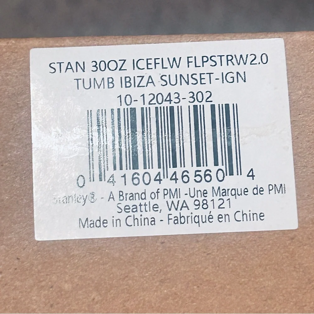 Stanley LOVESHACK FANCY Ibiza 30 oz Ice Flow Flip Straw Tumbler SEALED NRFB - Picture 3 of 4